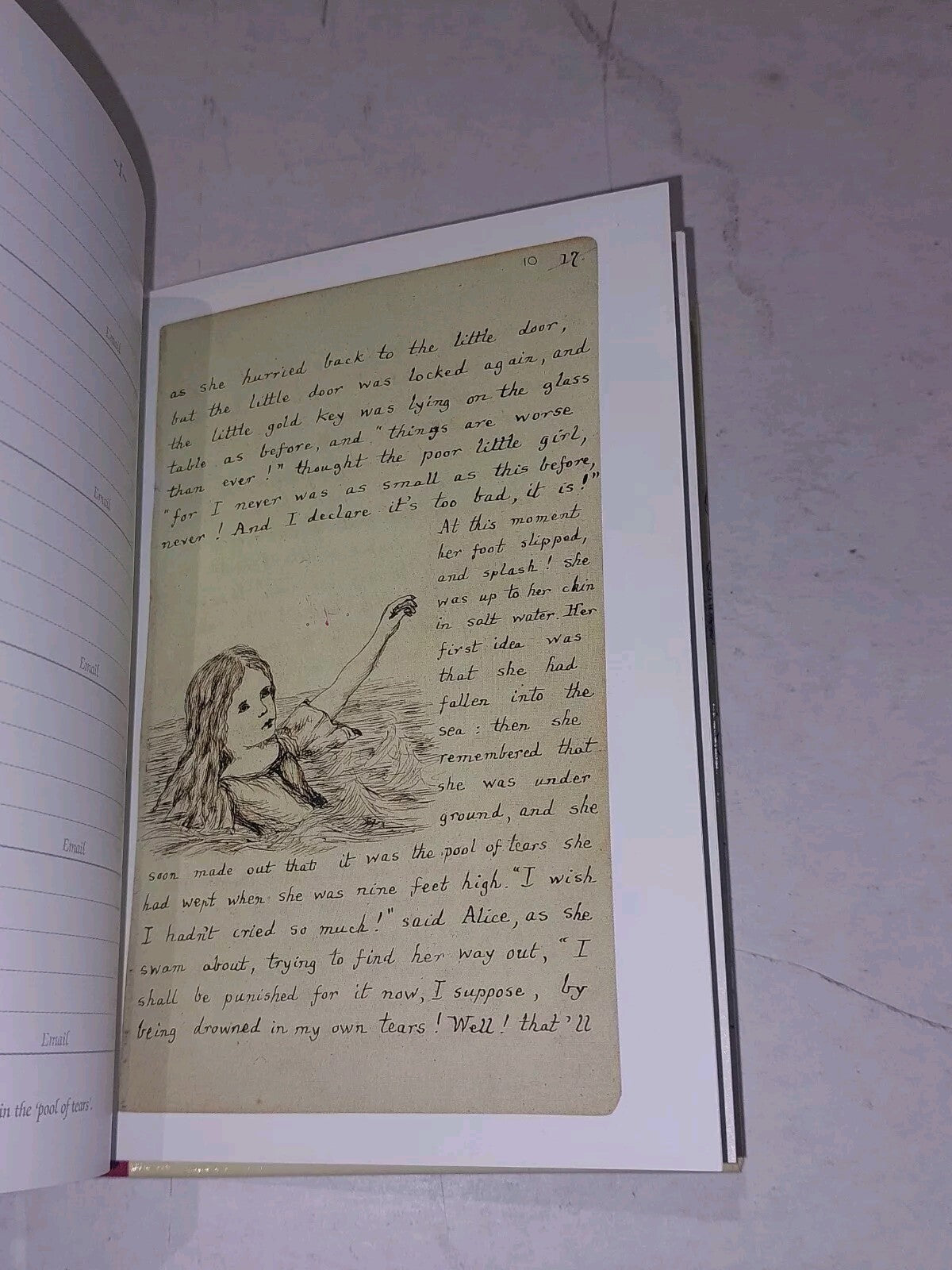 Alice's Adventures Under Ground Address Book [The British Library]3