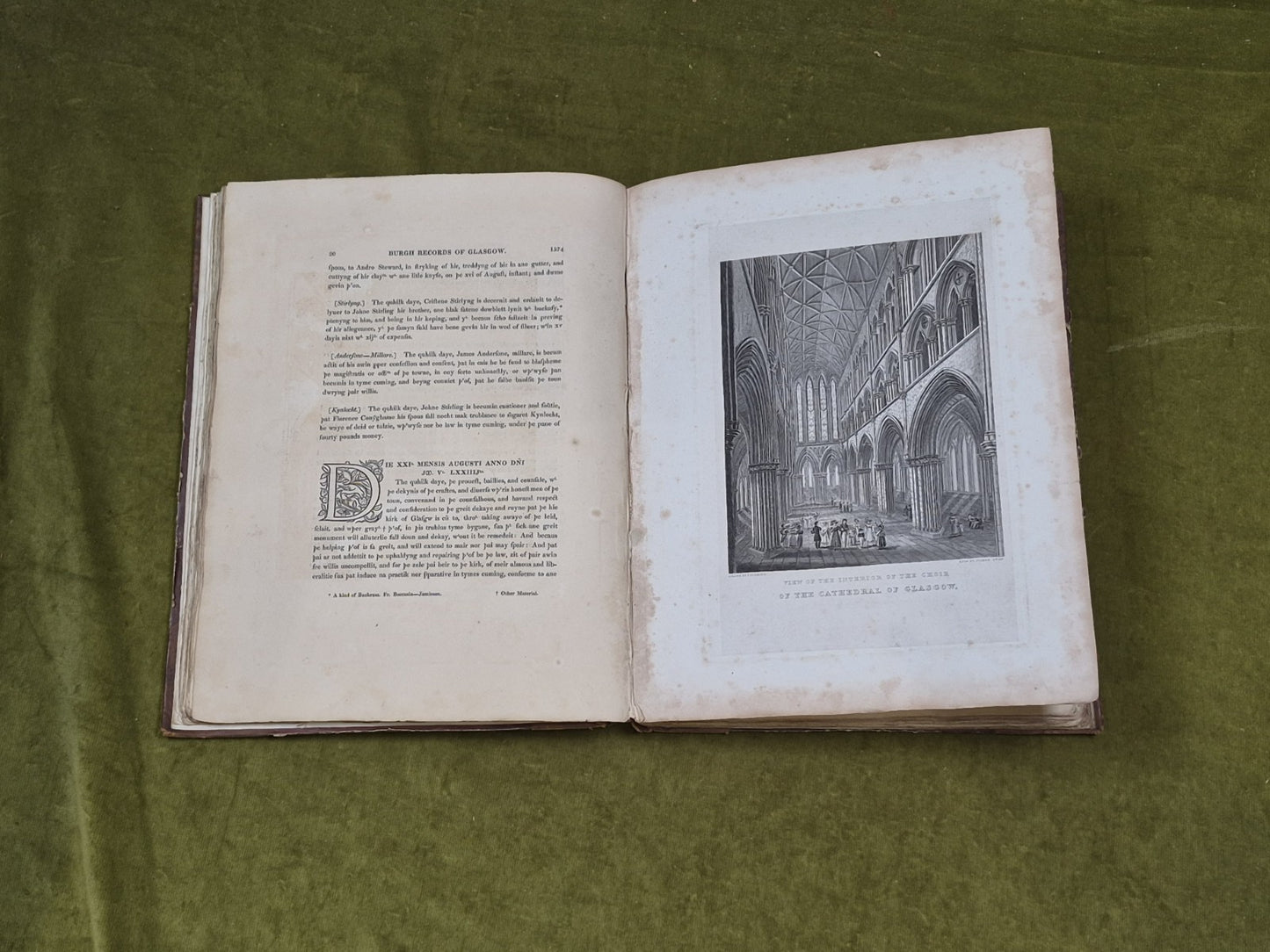 Burgh Records of the City of Glasgow 1832 John Smith / Maitland Club6