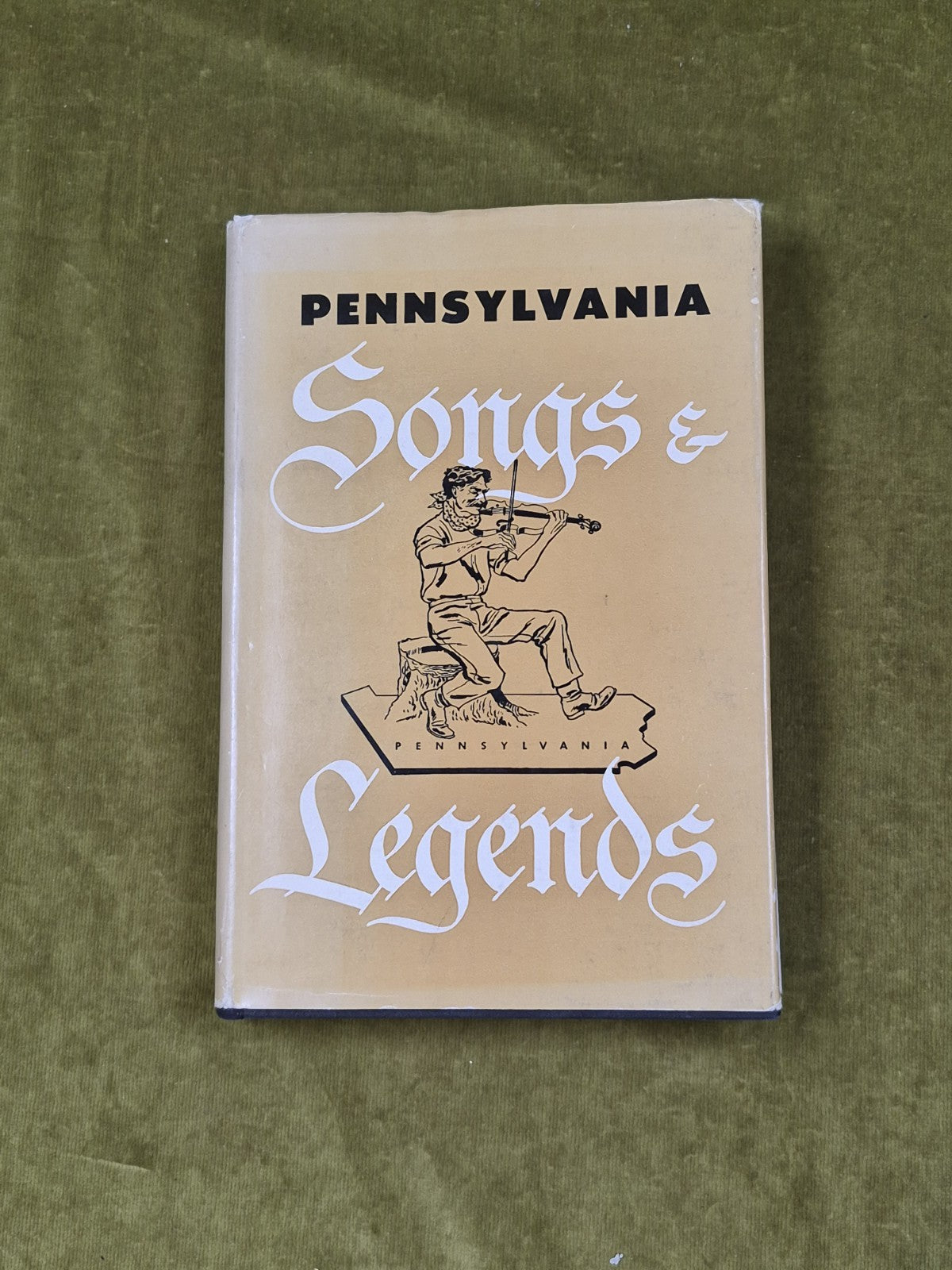 Pennsylvania Songs and Legends -George Korson , John Hopkins 2nd 1960 HB DJ0