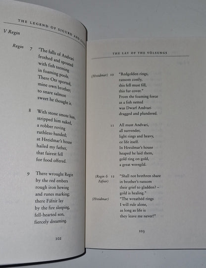 The Legend of Sigurd and Gudrun  J.R.R Tolkien 1st US Edition 1st Print 2009 HB9
