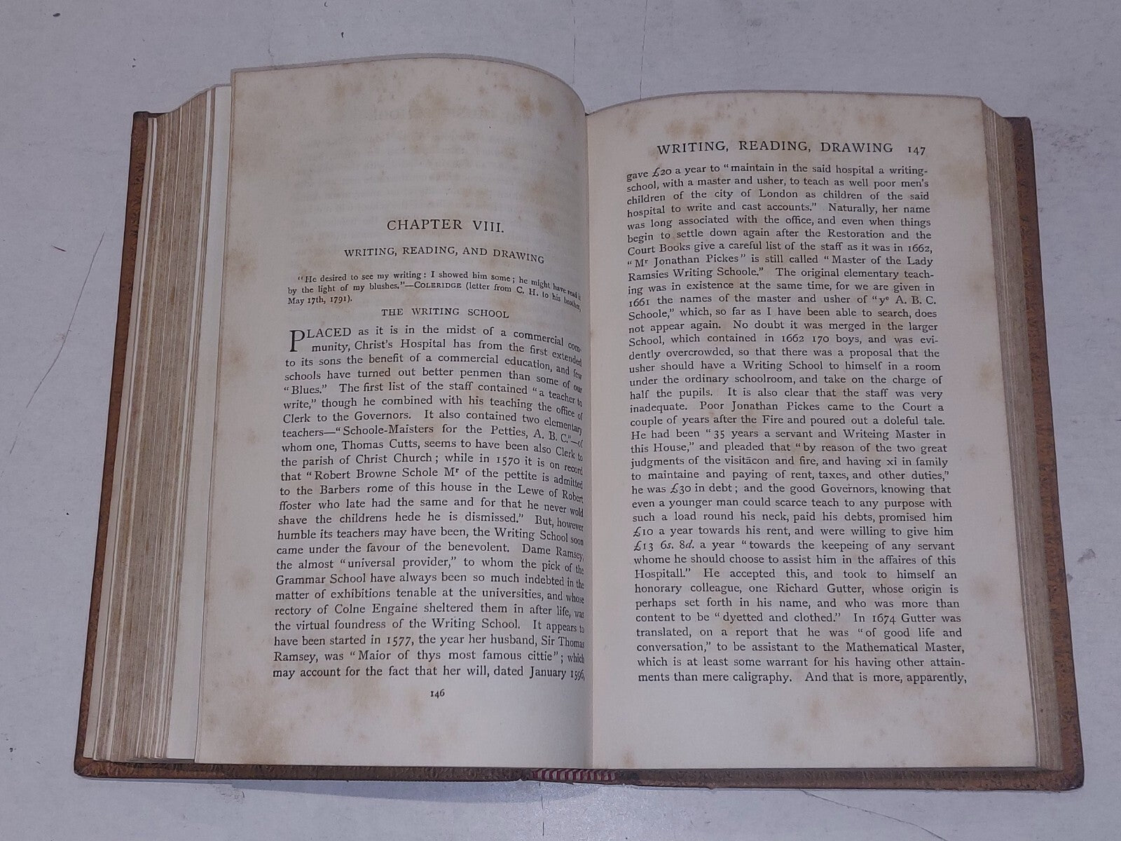 Annals Of Christ's Hospital (1901) [Methuen & Co] 1st Edition Hb Book6