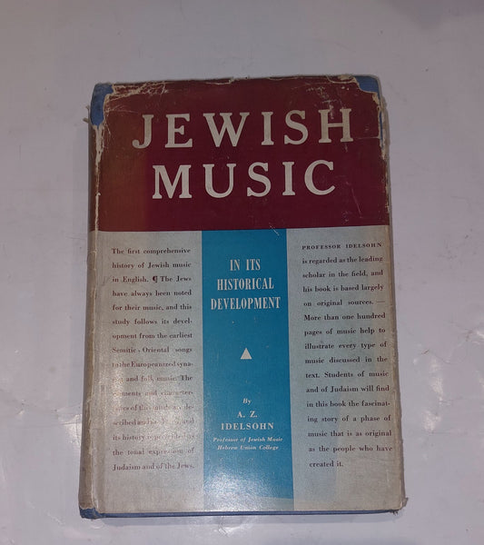 Jewish Music By A. Z. Idelsohn [Tudor Publishing] (1944) Hardback Book0