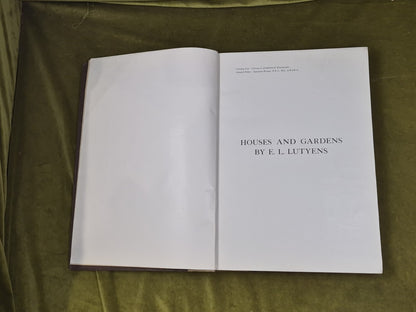 Houses and Gardens by E.L. Lutyens Weaver, Lawrence 1914 reprint Hardback4