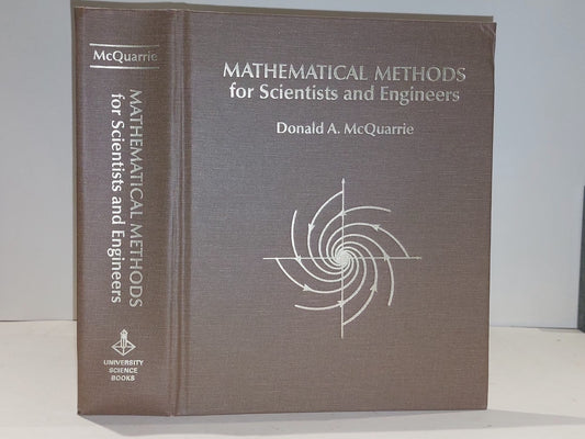 Mathematical Methods for Scientists and Engineers by Donald A McQuarrie (2003)0