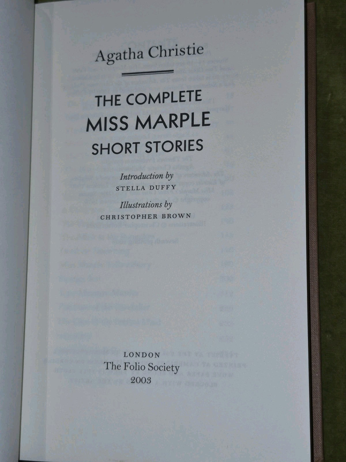 The Complete Miss Marple Short Stories By Agatha Christie - Folio - 2008 Seventh5