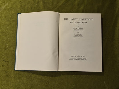 The Native Pinewoods of Scotland by H. M Steven & A. Carlisle, 1st edition, 19594