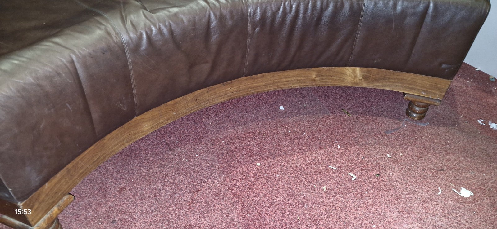 Large Semi Circular Curved Seating Area Couches Benches For Pub Cafe Restaurant3