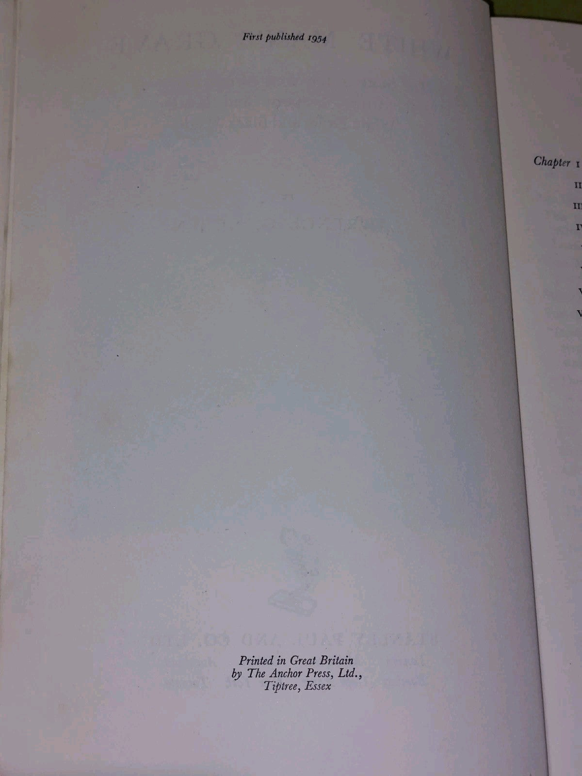 Lawrence G Green  White Man's Grave  (1954) 1st UK Ed Hb Book3