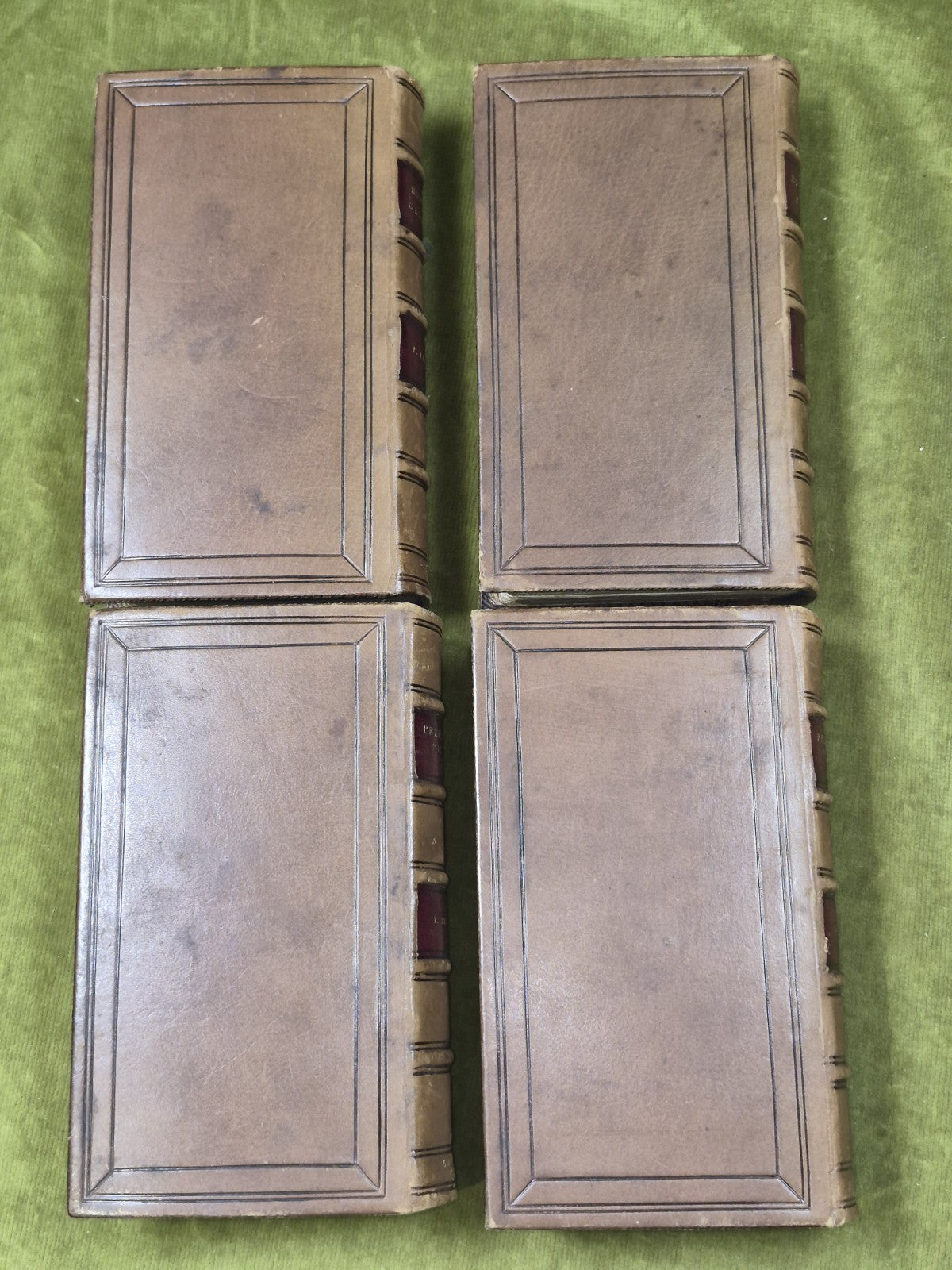 T Smollett Peregrine Pickle Humphry Clinker Roderick Random 1815 Set Leather4