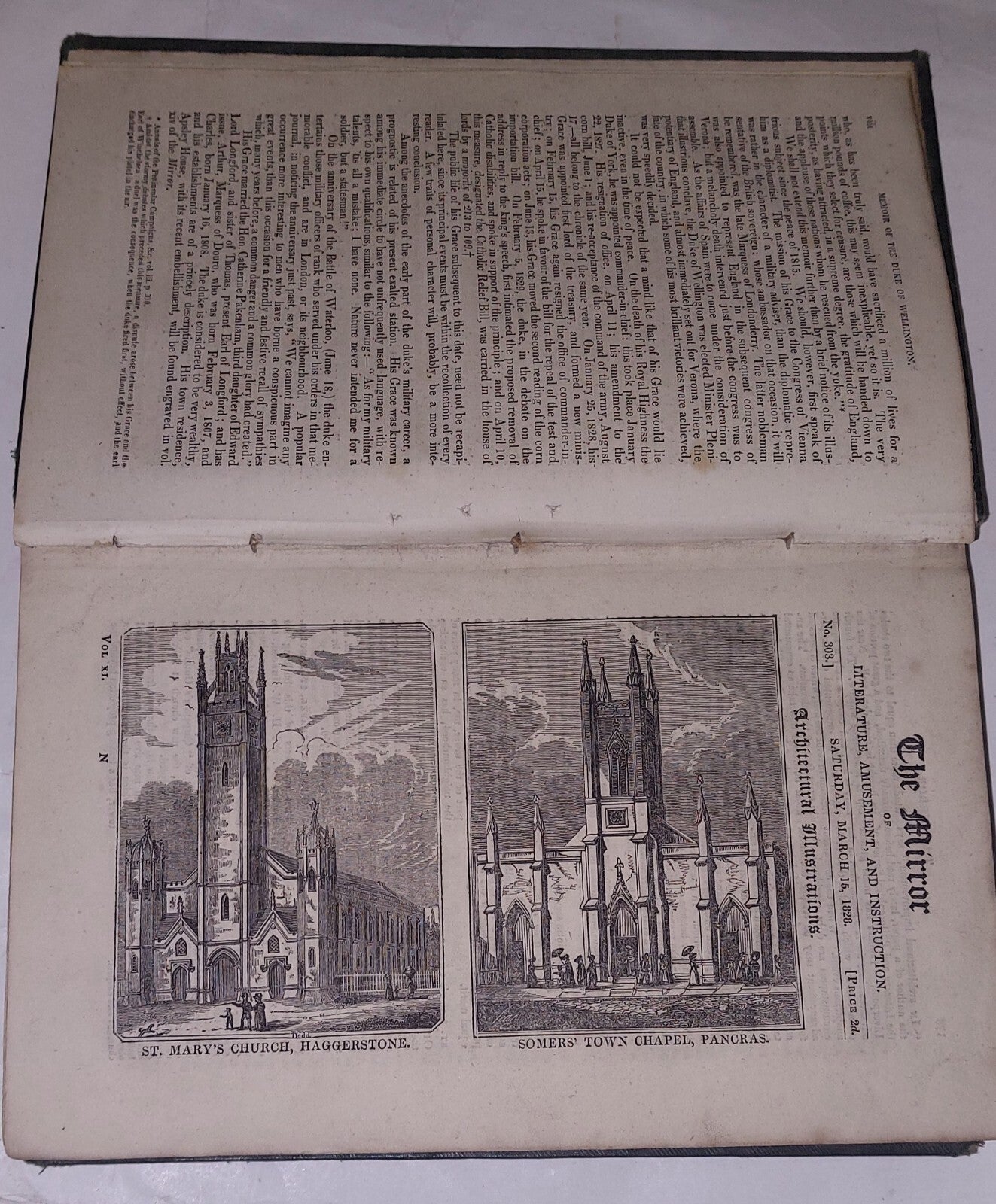 The Mirror Of Literature, Amusement And ... Vol XI 1828, King George IV Death10
