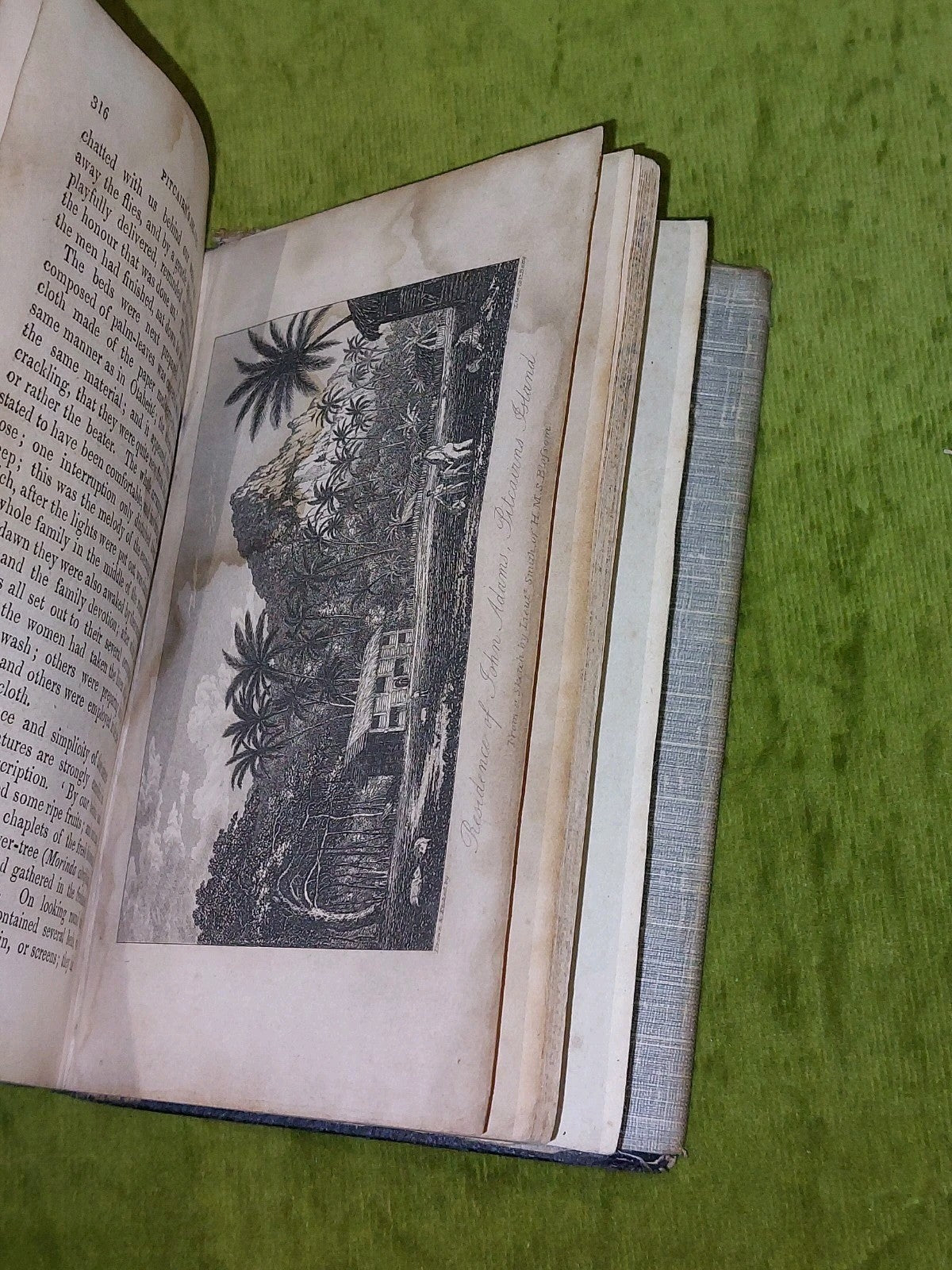 The Eventful History Of Mutiny Of The Bounty (1831) 1st Edition Hb Book11