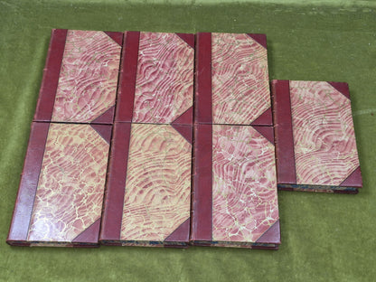 Poetical Works of Geoffrey Chaucer Robert Bell 1855 Set of 7 Books3