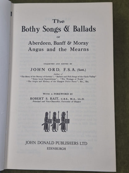 Bothy Songs & Ballads John Ord Aberdeen Banff Moray Angus Mearns3