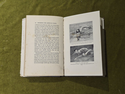 Swimming the American Crawl - Johnny Weissmuller , G P Putnam's Sons 1933 HB DJ7