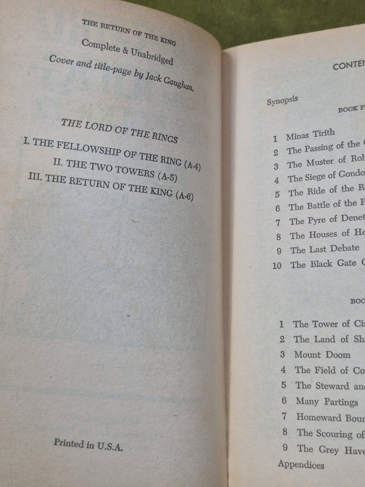 The Return of the King Ace Books 1965 Unauthorised Tolkien6
