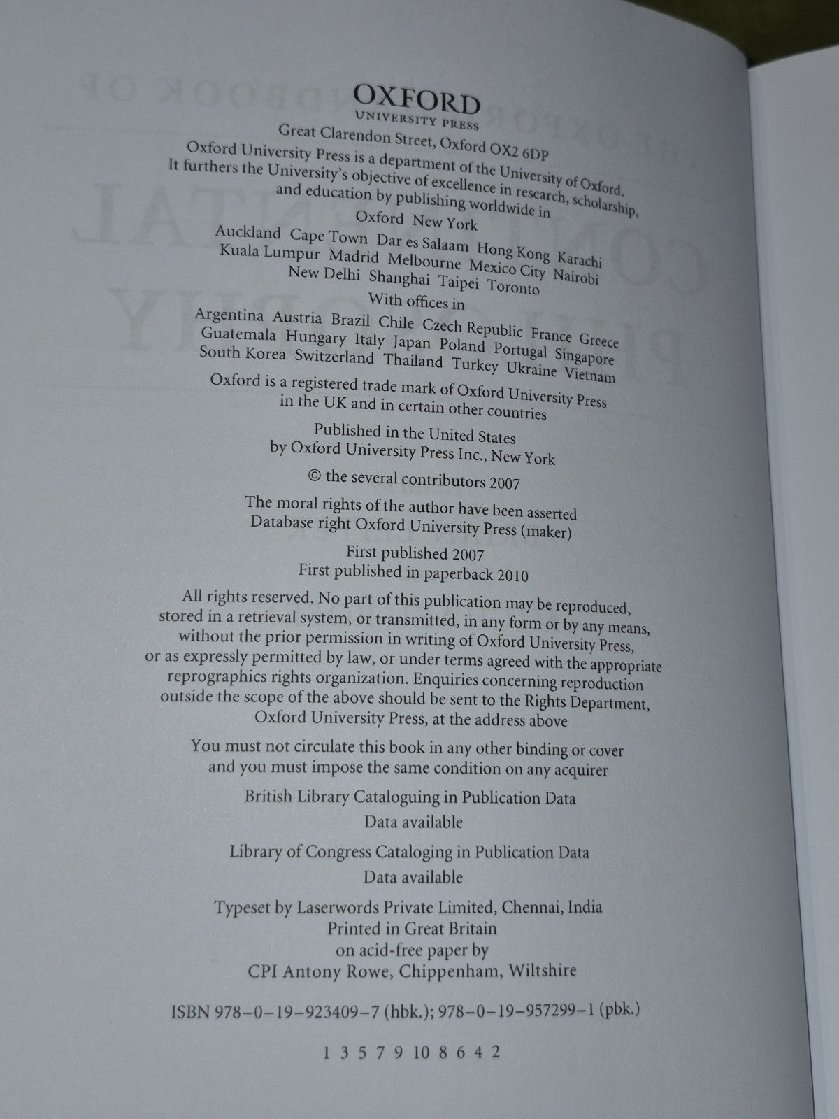 The Oxford Handbook of Continental Philosophy (2010) Brian Leiter Michael Rosen3