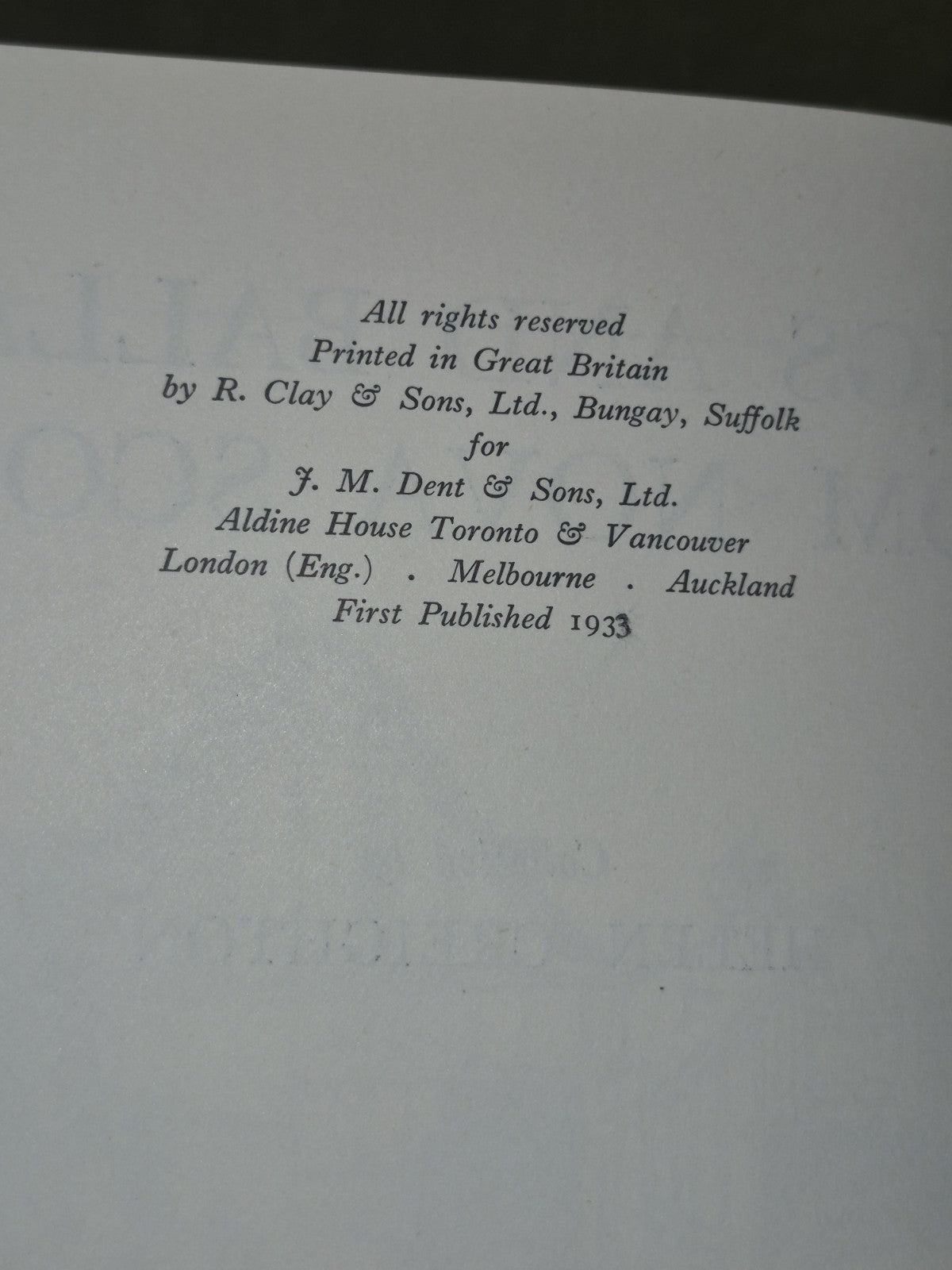 Songs and Ballads from Nova Scotia 1933 J M Dent & Sons Toronto & Vancouver 6