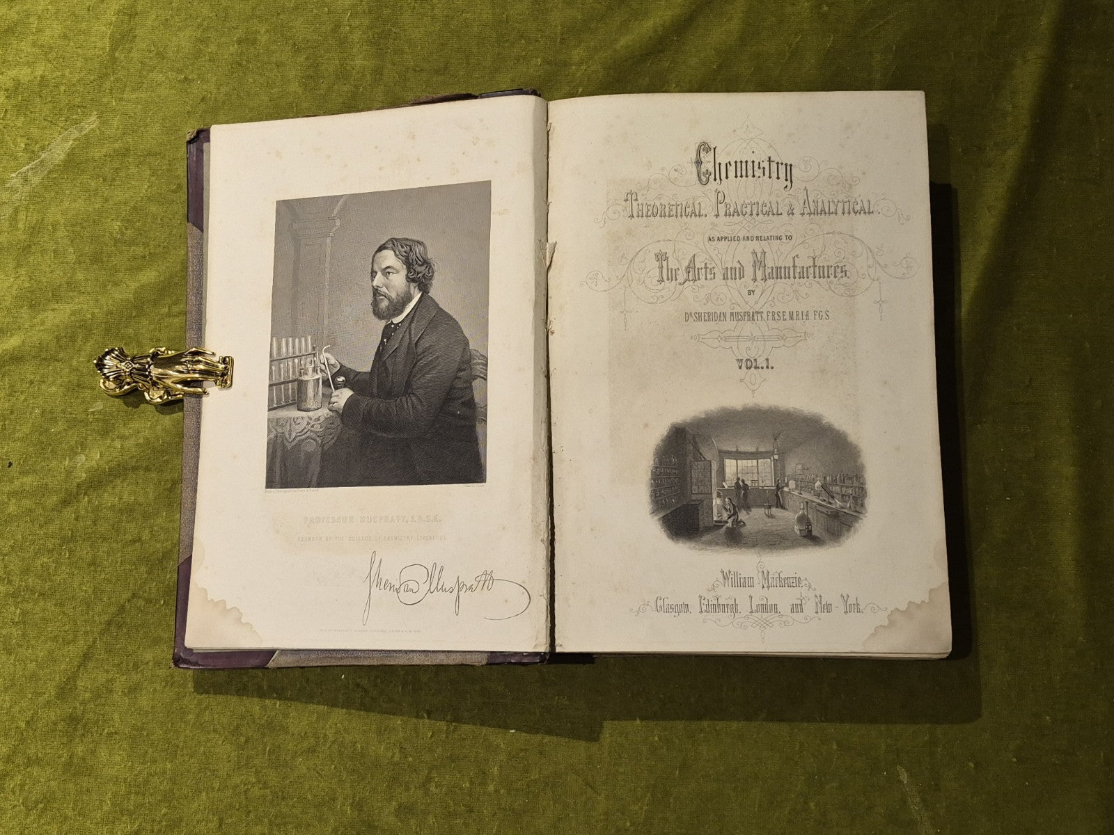 Chemistry, Theoretical, Practical, and Analytic - Sheridan Muspratt Vol 1 18606