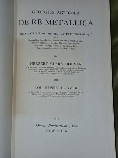 De Re Metallica (1950) Herbert Clark Hoover5