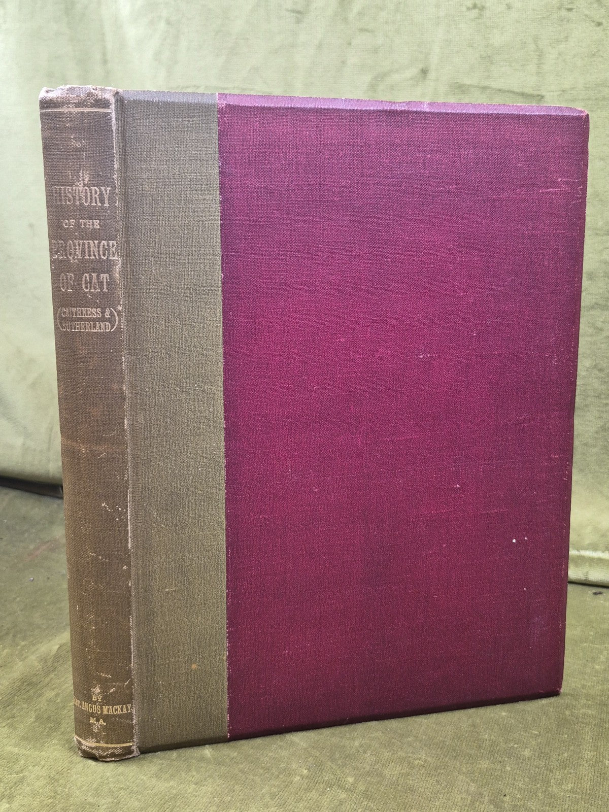 History of the Province of Cat Angus Mackay Caithness and Sutherland 19140