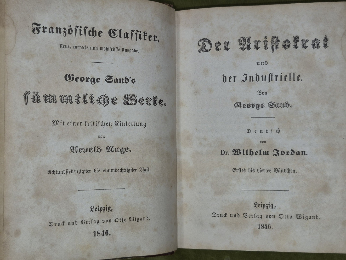 George Sand's Sämtliche Werke 1843 Otto Wigand9