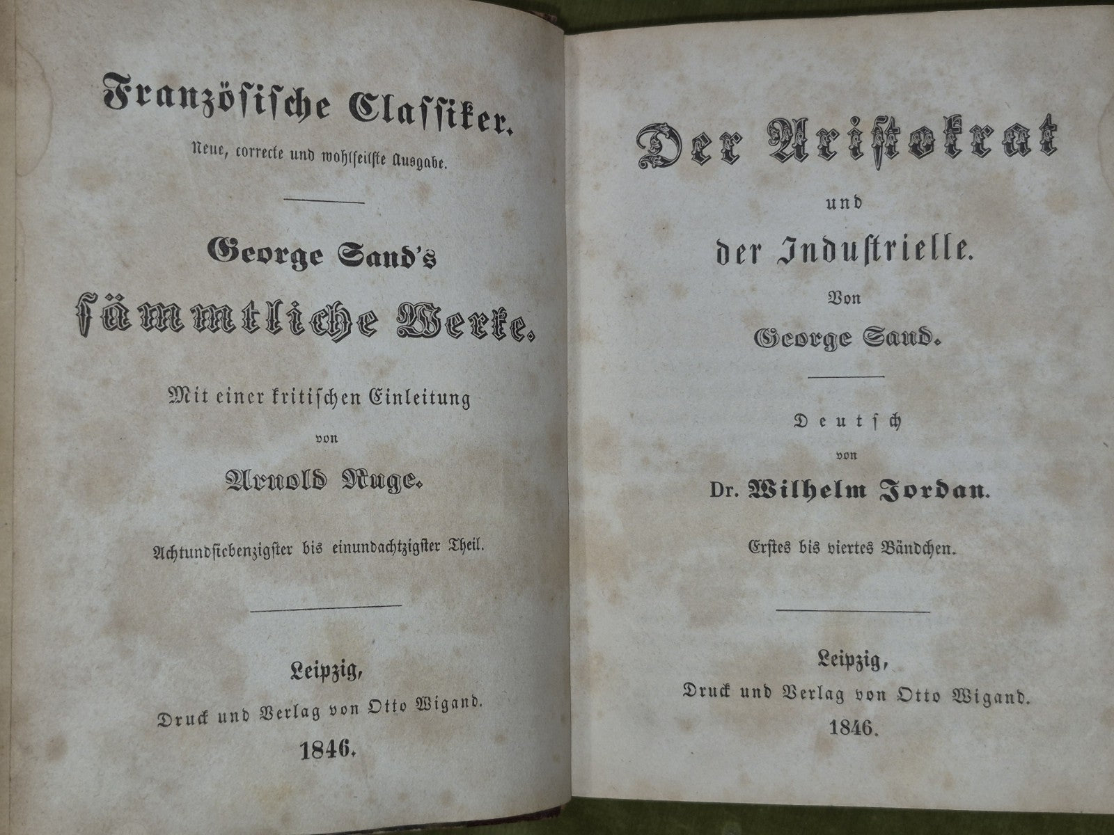 George Sand's Sämtliche Werke 1843 Otto Wigand9