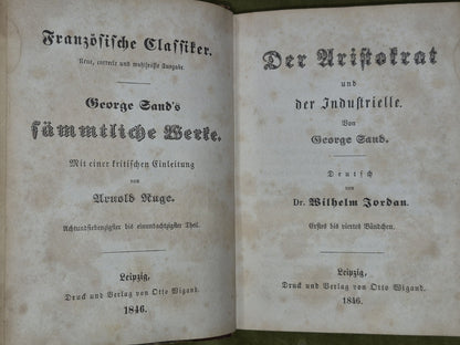 George Sand's Sämtliche Werke 1843 Otto Wigand9