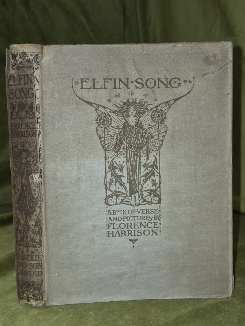 ELFIN SONG By Florence Harrison Undated Edn circa 1912 with 12 colour plates0