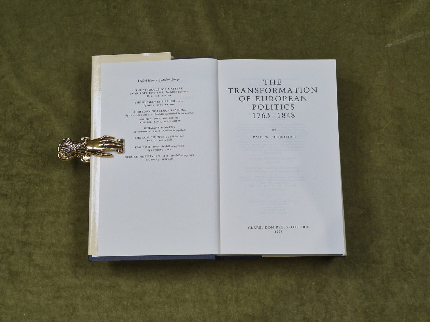 The Transformation of European Politics 1763-1848 - Paul Schroeder , Oxford 1st3