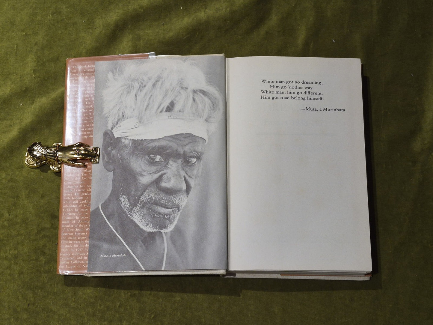 White Man Got No Dreaming : Essays, 1938-1973 by W. E. H. Stanner 1979 HB DJ VGC5