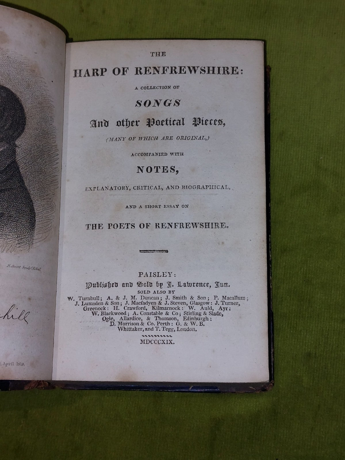 Harp Of Renfrewshire : A Collection Of Songs & Other Poetical Pieces (1819) Book4