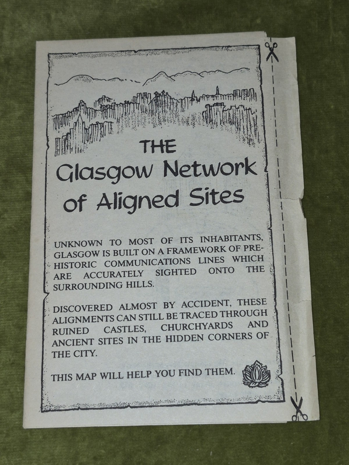 Glasgow's Secret Geometry Harry Bell 1984 Leyline Publications First Edition4