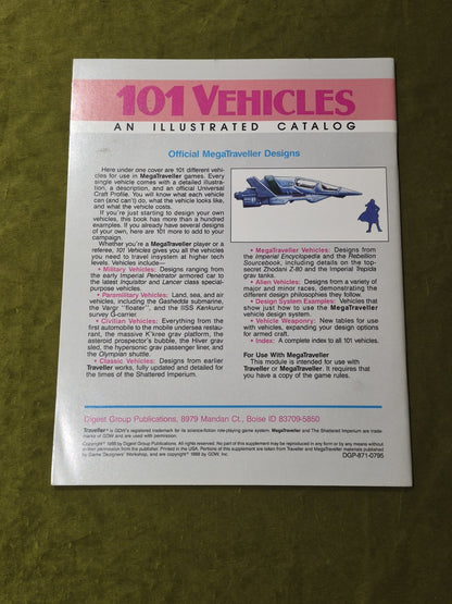 MEGATRAVELLER  - 101 Vehcles - An Illustrated Catalog1
