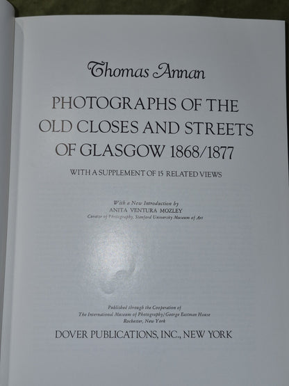 Photographs of the Old Closes and Streets of Glasgow 1868/1877 By Thomas Annan2