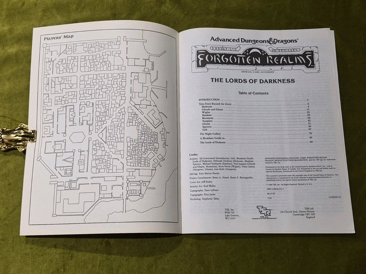 Advanced Dungeons & Dragons - Forgotten Realms - Lords of Darkness - 9240 - REF52