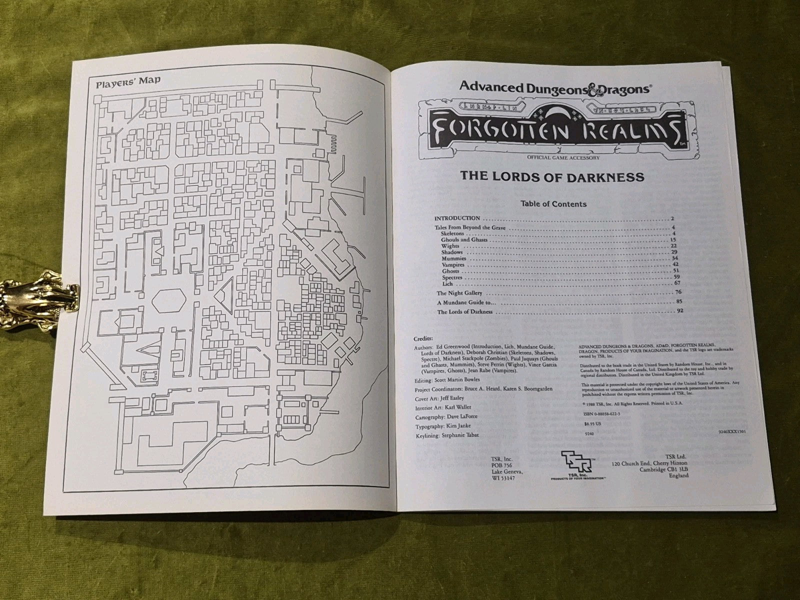 Advanced Dungeons & Dragons - Forgotten Realms - Lords of Darkness - 9240 - REF52