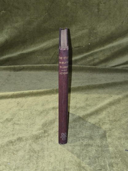The State in Relation to Labour - W Stanley Jevons - 1887 2nd Macmillan2
