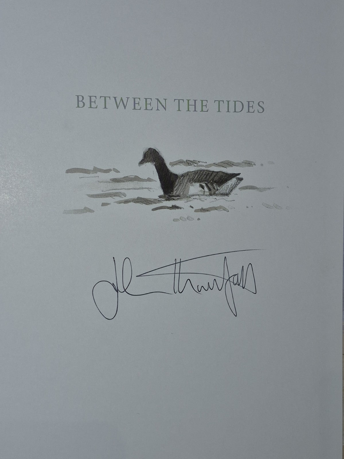 Between the Tides - John Threlfall - Langford Press 2007 Hardback - SIGNED5
