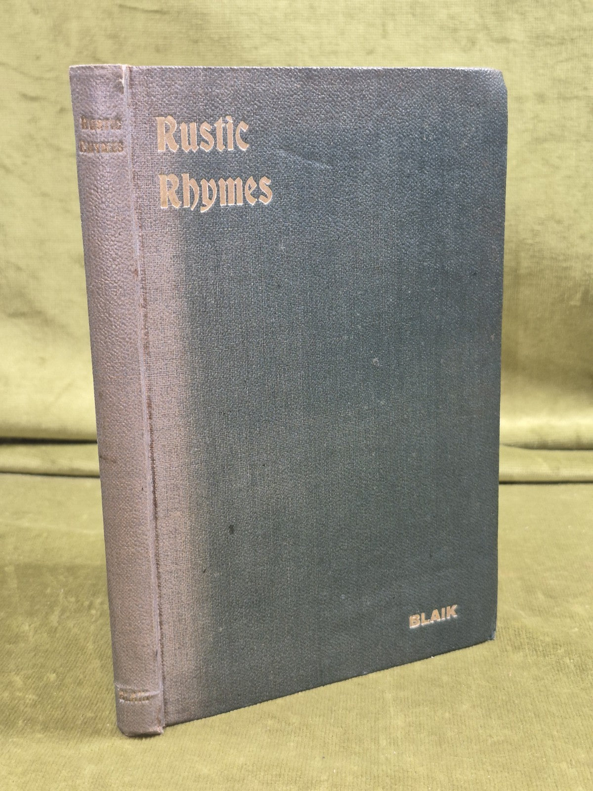 Rustic Rhymes Dauvit's Wife Geo. Blaik Abbotshall 1916 Fifeshire Advertiser0