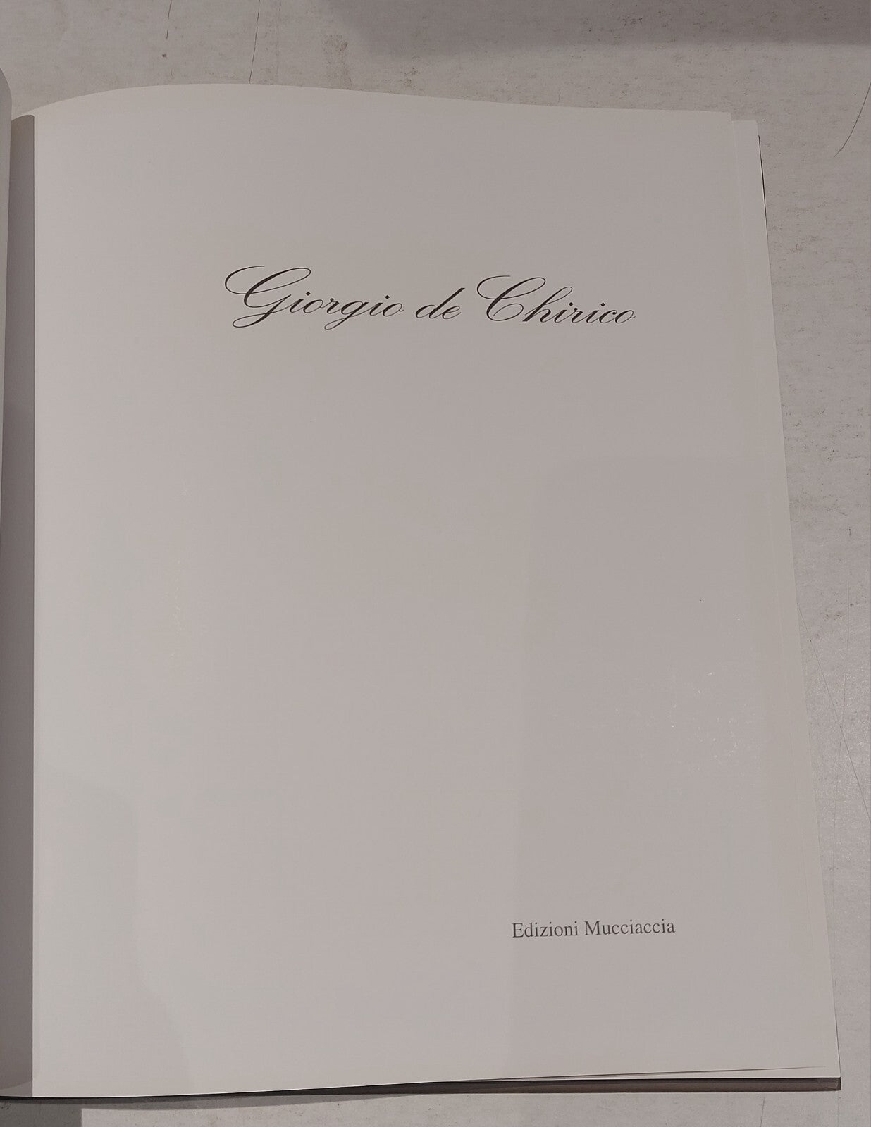 Giorgio De Chirico [Edizioni Mucciaccia] 2006 Hb Art Book2