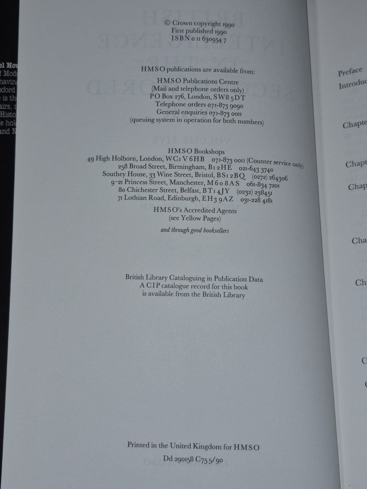 British Intelligence in the Second World War Volumes 3 4 5 (1984)3