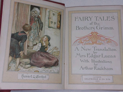 Fairy Tales Of The Brothers Grimm Edgar Lucas 1911 Illustrated By Arthur Rackham5