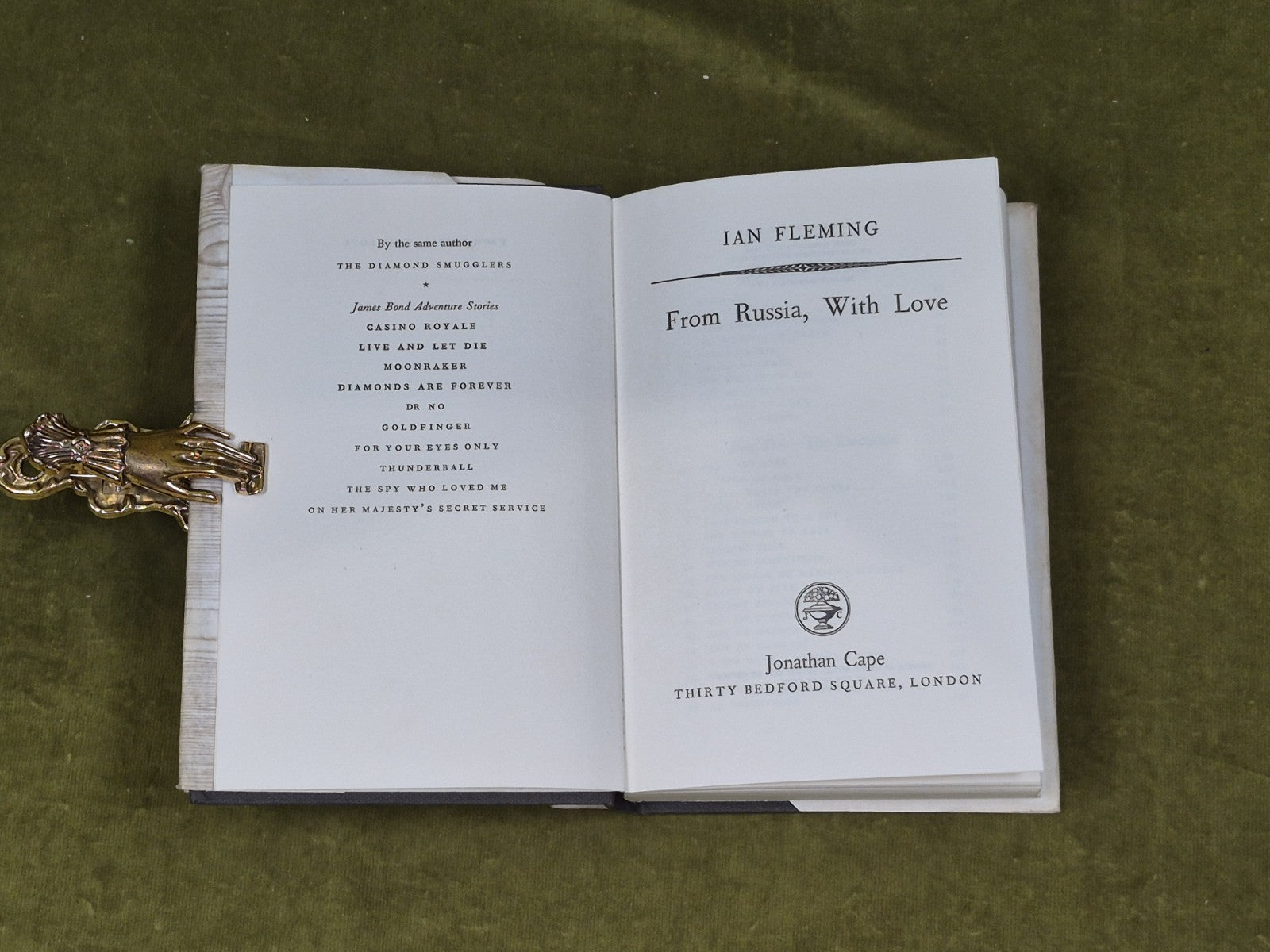 From Russia with Love - Ian Fleming , Jonathan Cape 7th impression 1963 HB DJ4