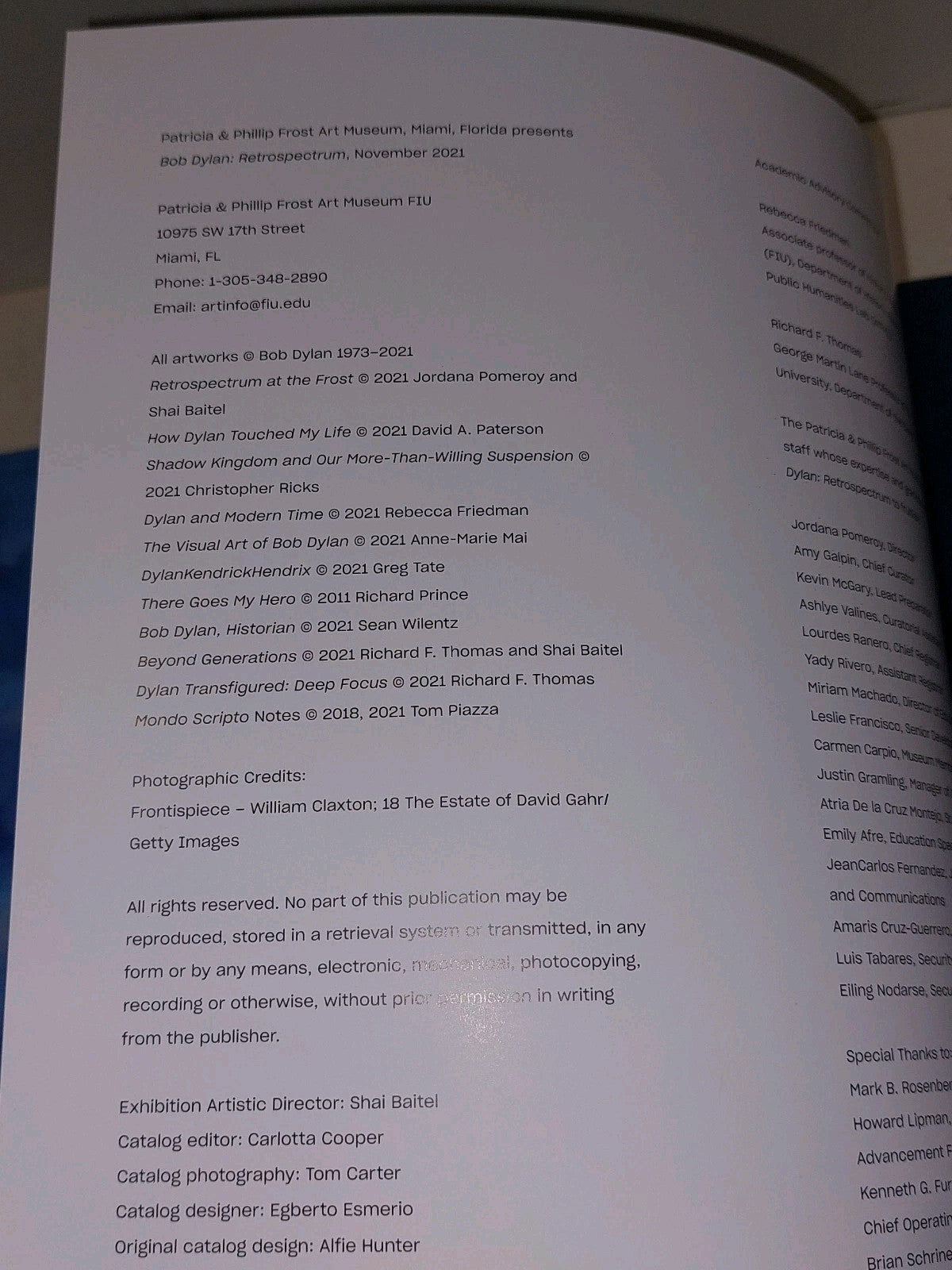 Bob Dylan : Retrospectrum (2022) [Patricia & Philip Frost] 1st Ed Large Book5