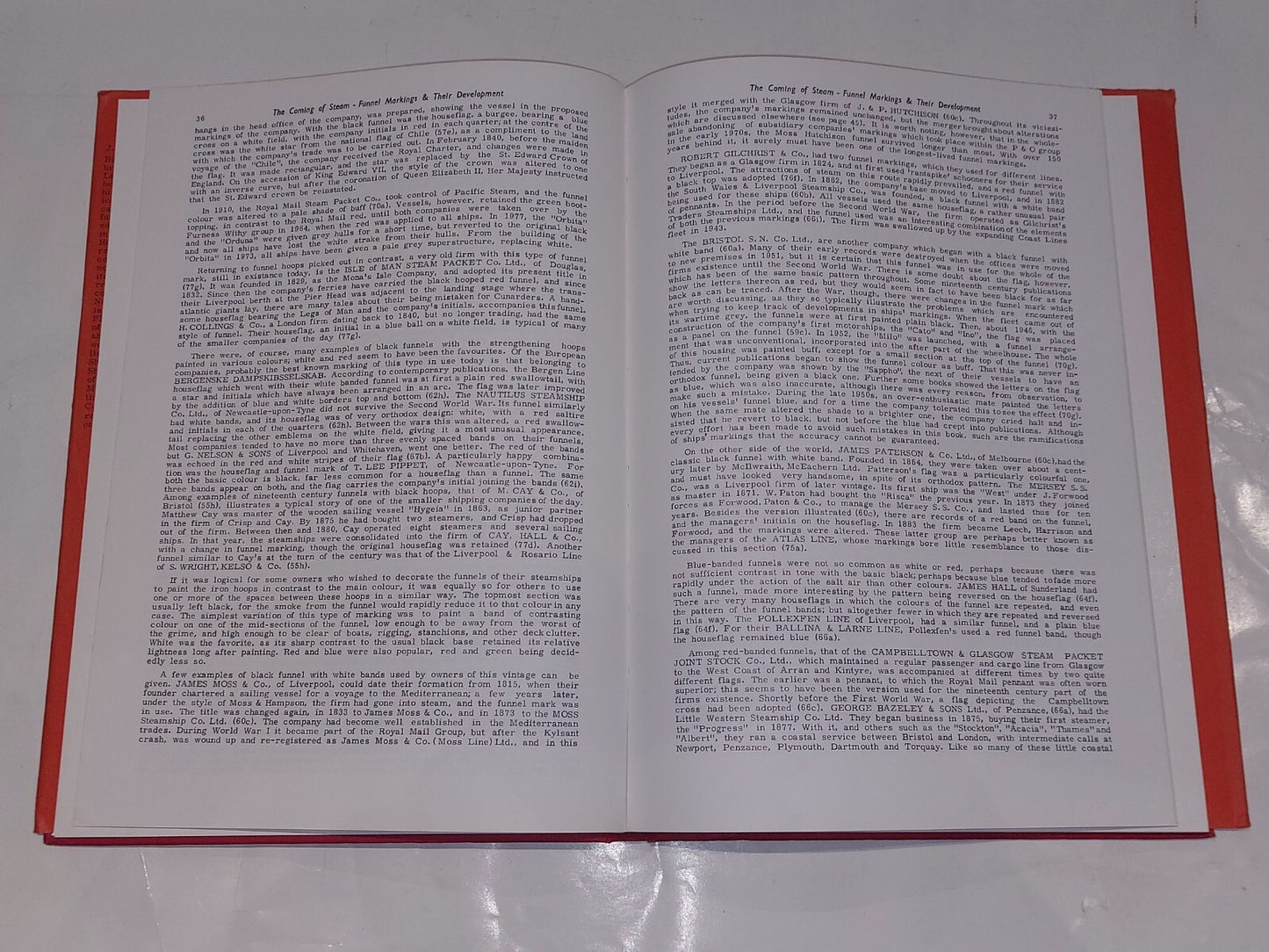 Survey of Mercantile Houseflags and Funnels, Hardcover, Waine Research Pub, 19792