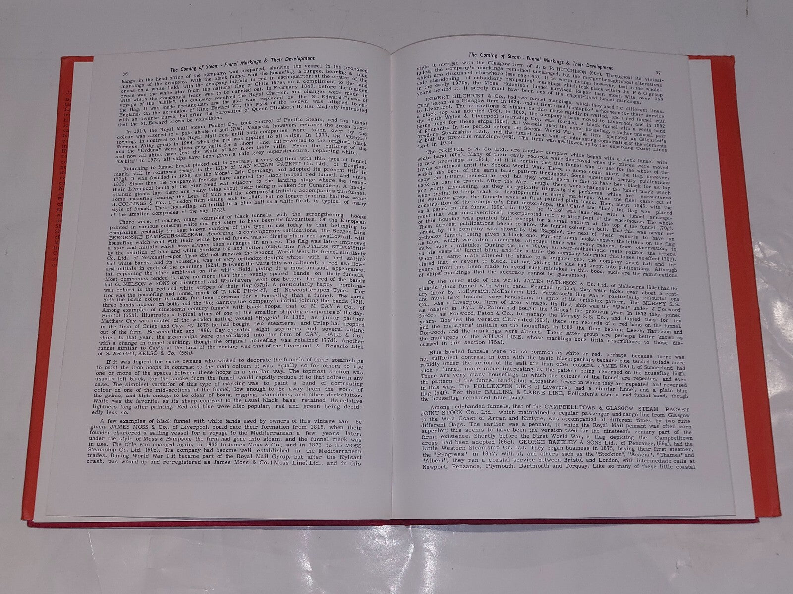 Survey of Mercantile Houseflags and Funnels, Hardcover, Waine Research Pub, 19792