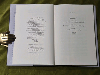 Hegel, Idealism and Analytic Philosophy  Tom Rockmore  Hardback  Very Good4