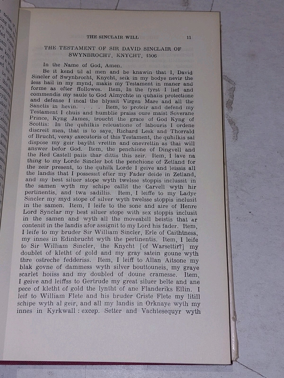 The story of Tingwall Kirk by G M Nelson (1965) [kirk session of tingwall] hb4