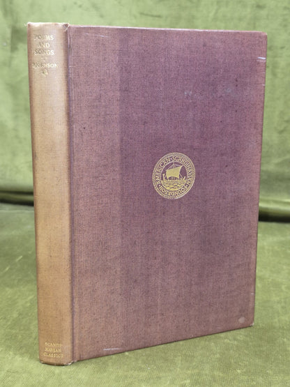 Poems and Songs Bjornstjerne Bjornson 1915 Arthur Hubbell Palmer American 1st Ed0