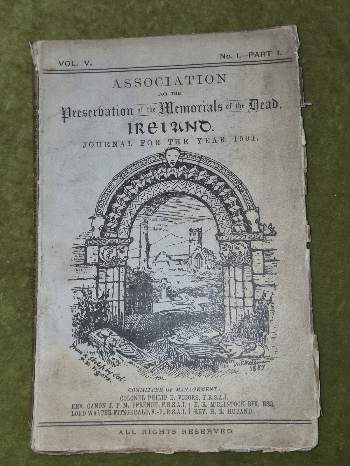 Ireland Preservation of the Memorials of the Dead Assorted Issues 1895-1911 11